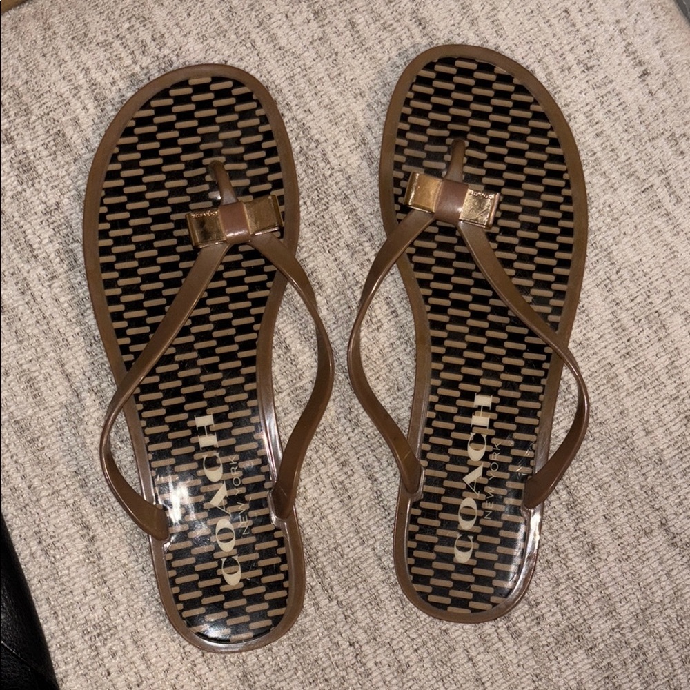 Coach Brown/Tan Women's Sandals